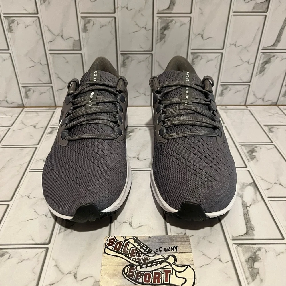 New Nike Air Zoom Pegasus 38 Grey White Running Training Gym Shoes Workout Women